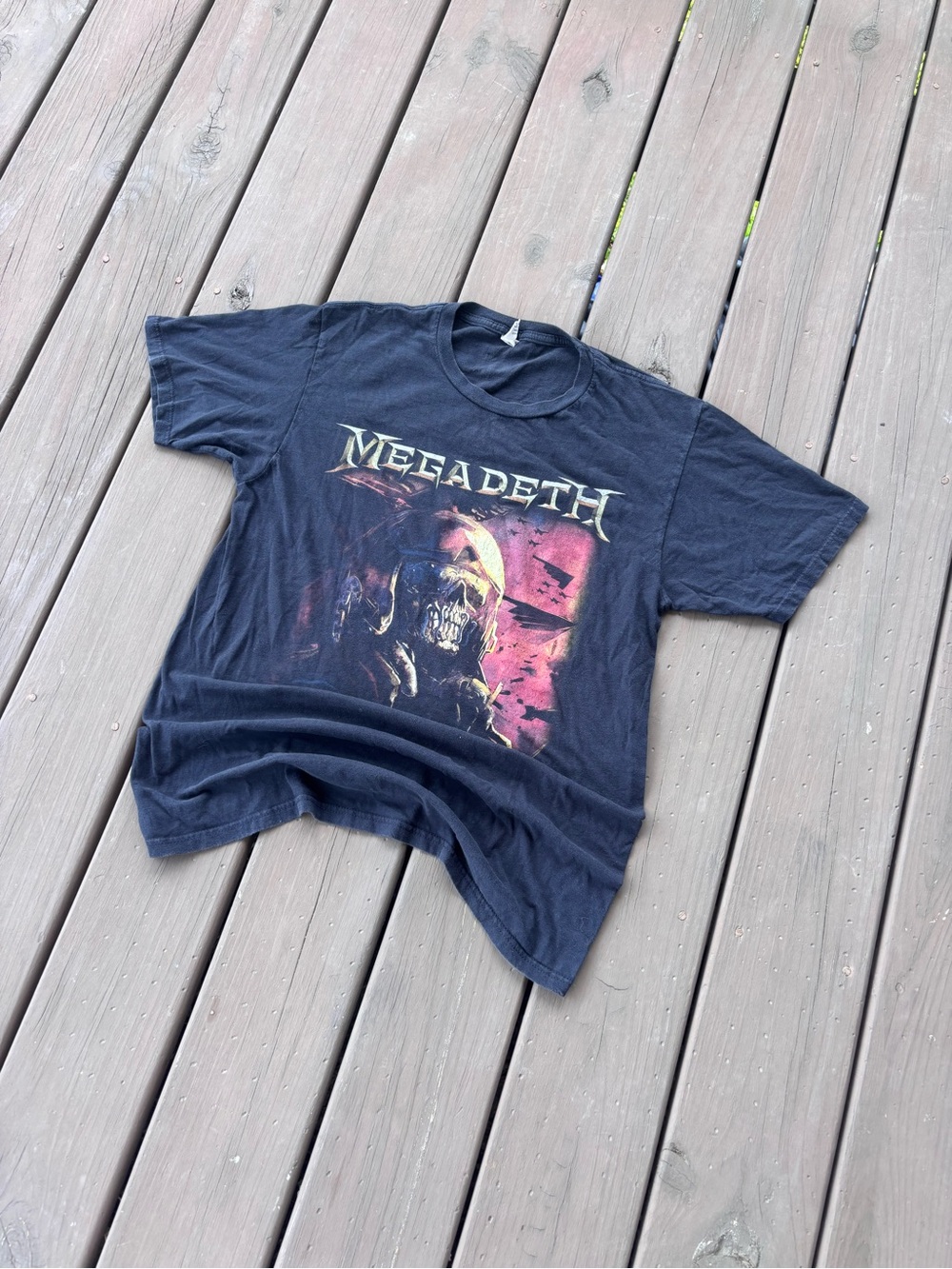 Megadeth North America 2022 Tour Tee Black Medium Band Merch Metal